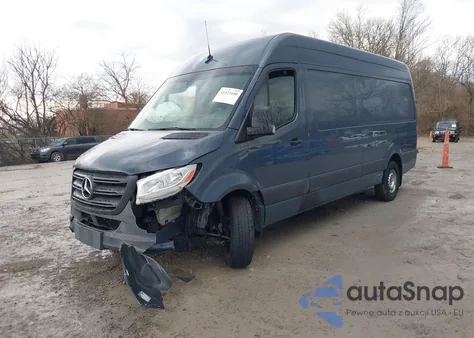 2019 Mercedes-Benz Sprinter 2500 High Roof V6 z USA, uszkodzony, nr VIN WD4PF1CD3KP120716